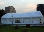 white air tight outdoor inflatable tents for party, event and sports