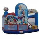 BC-093-bouncy inflatable castle Disney cartoon mickey, Donald duck & daisy kids