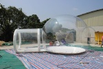 transparent inflatable beach sunset and camping clear dome inflatable tent